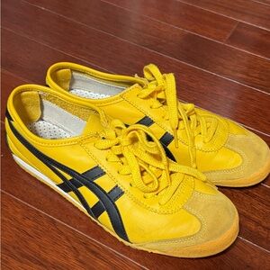 Onitsuka Tiger Mexico 66 Kill Bills (Discontinued) Yellow/Black, Sz 6.5 Mens